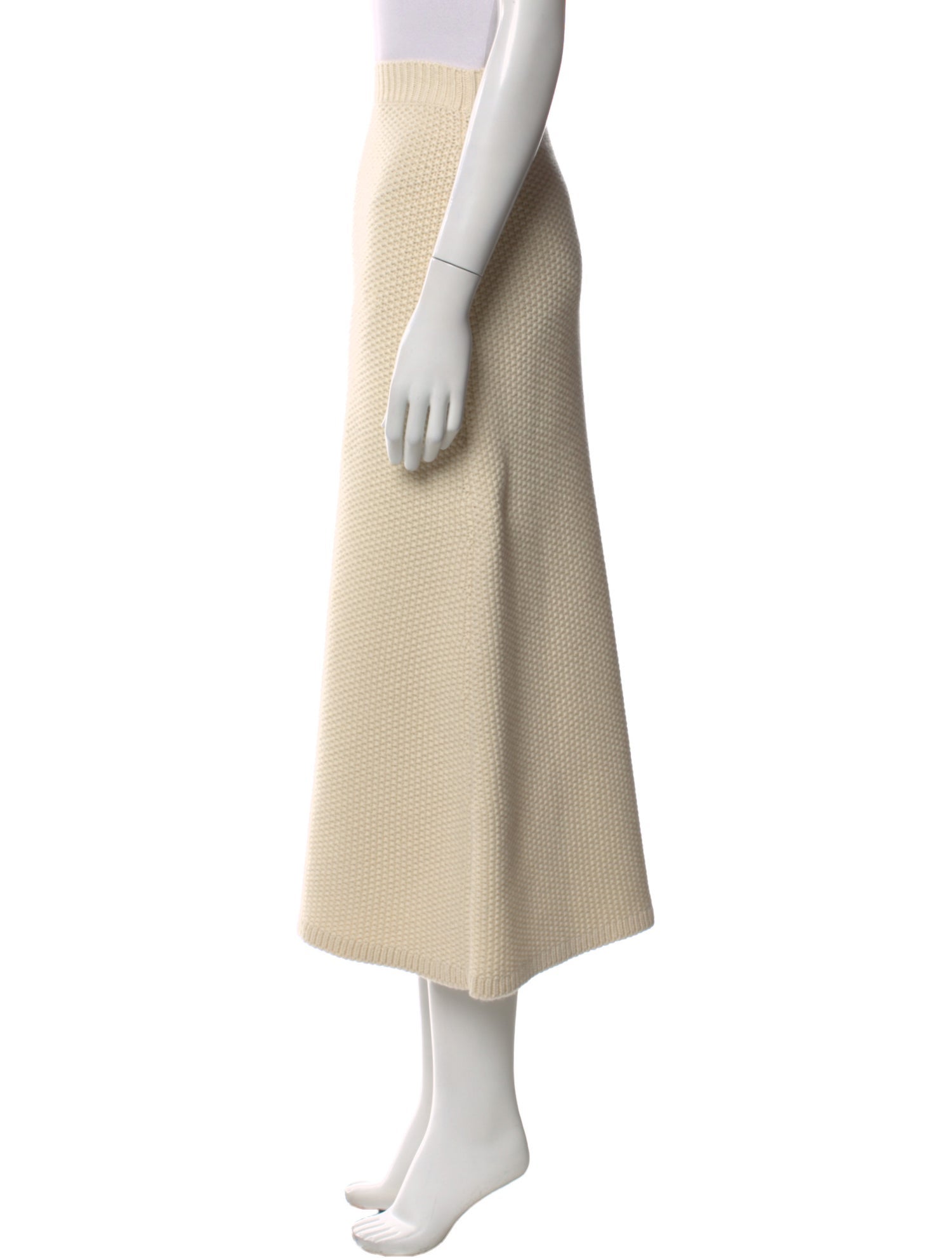 Chloé Cashmere Midi Length Skirt