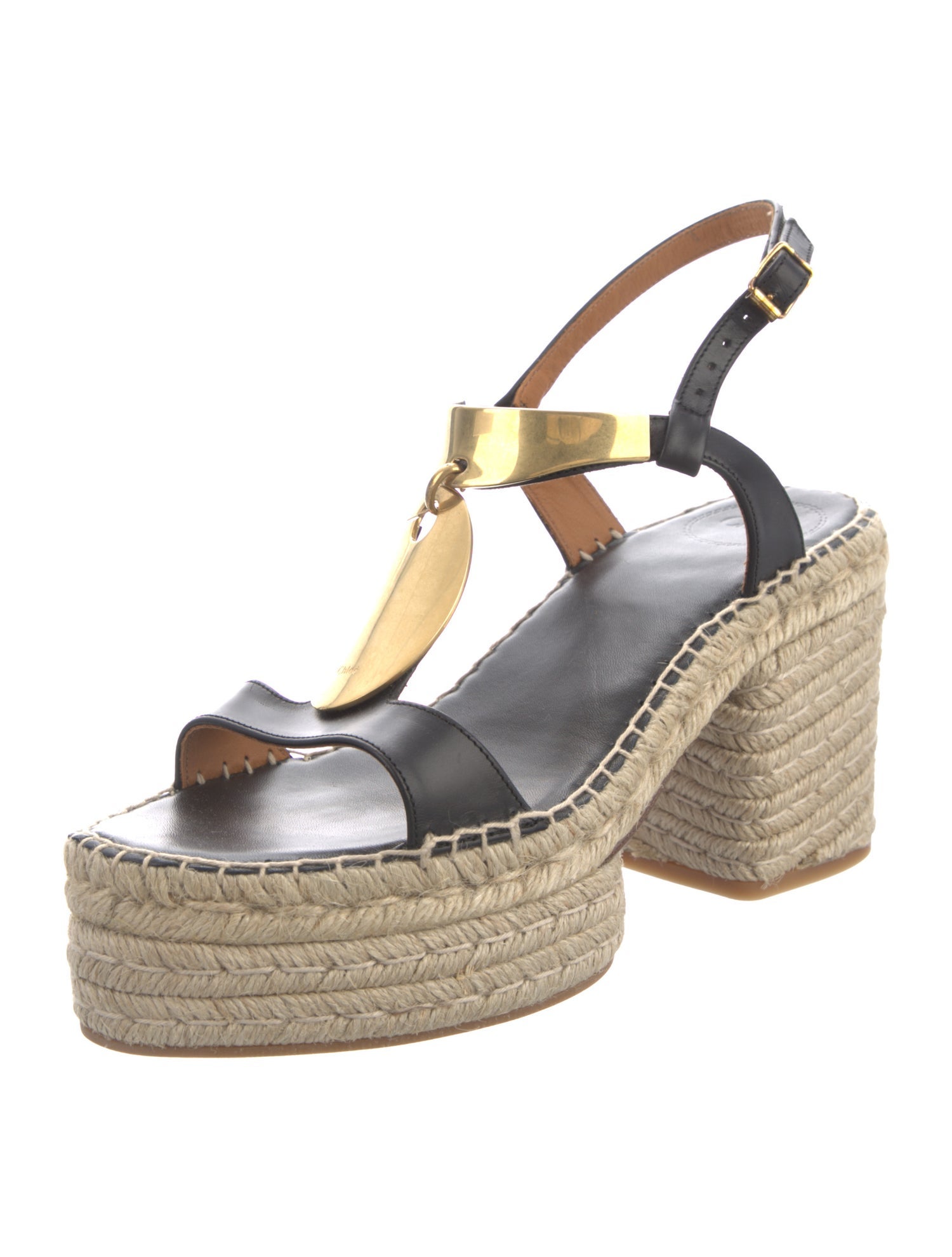 Chloé Leather Espadrilles