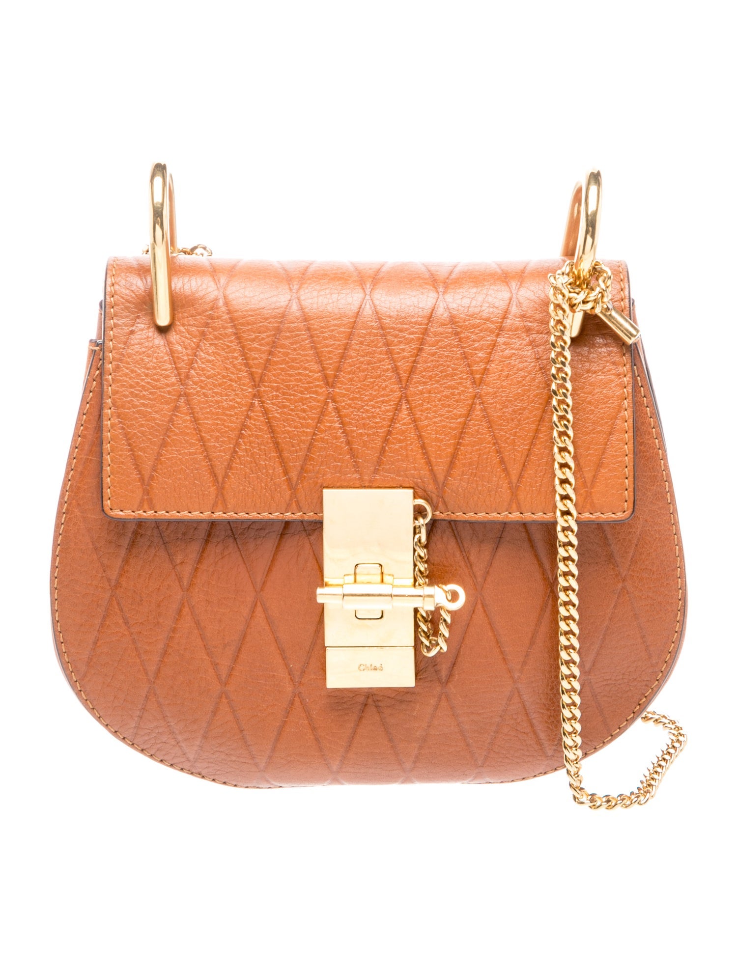 Chloé Leather Drew Crossbody