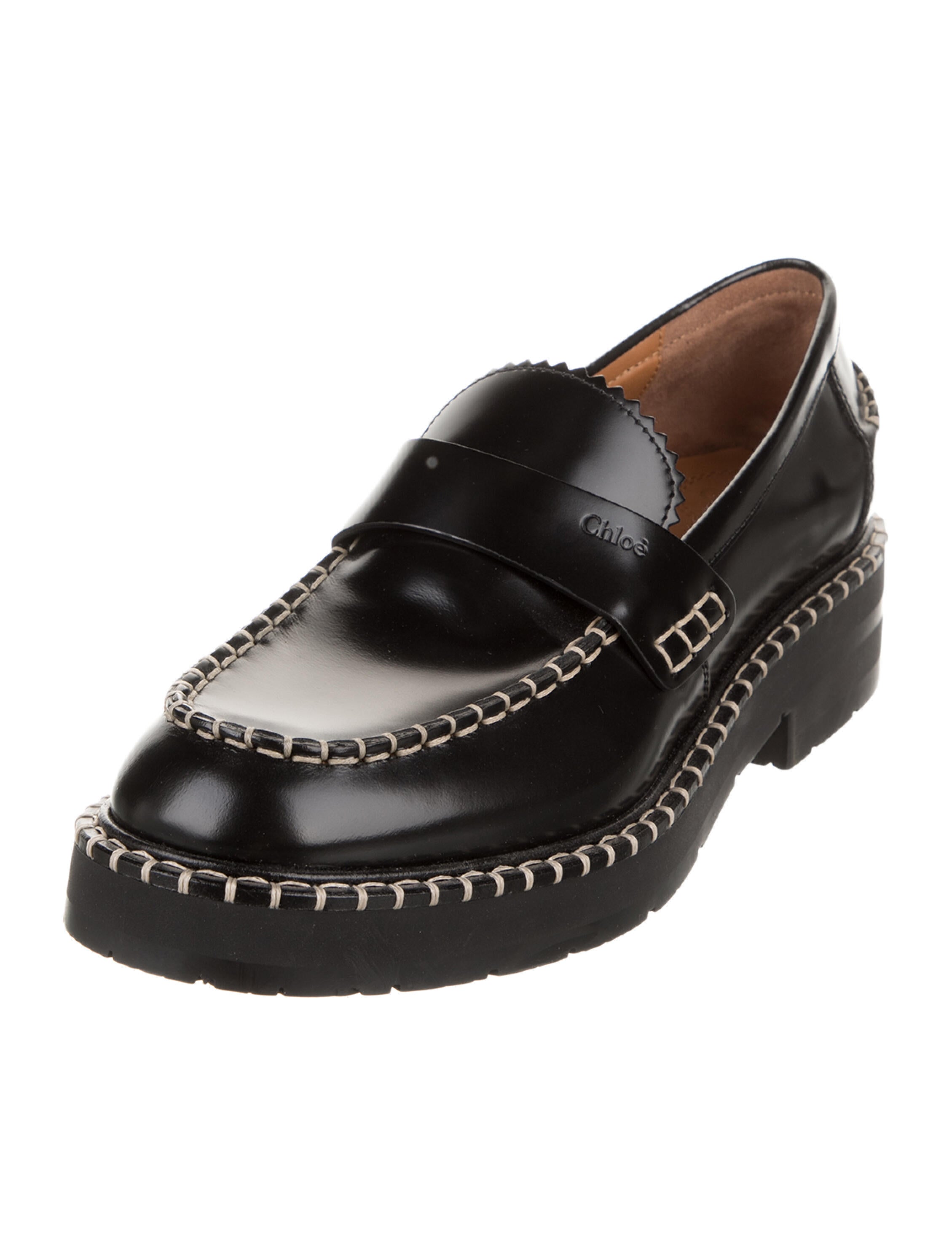 Chloé Leather Loafers