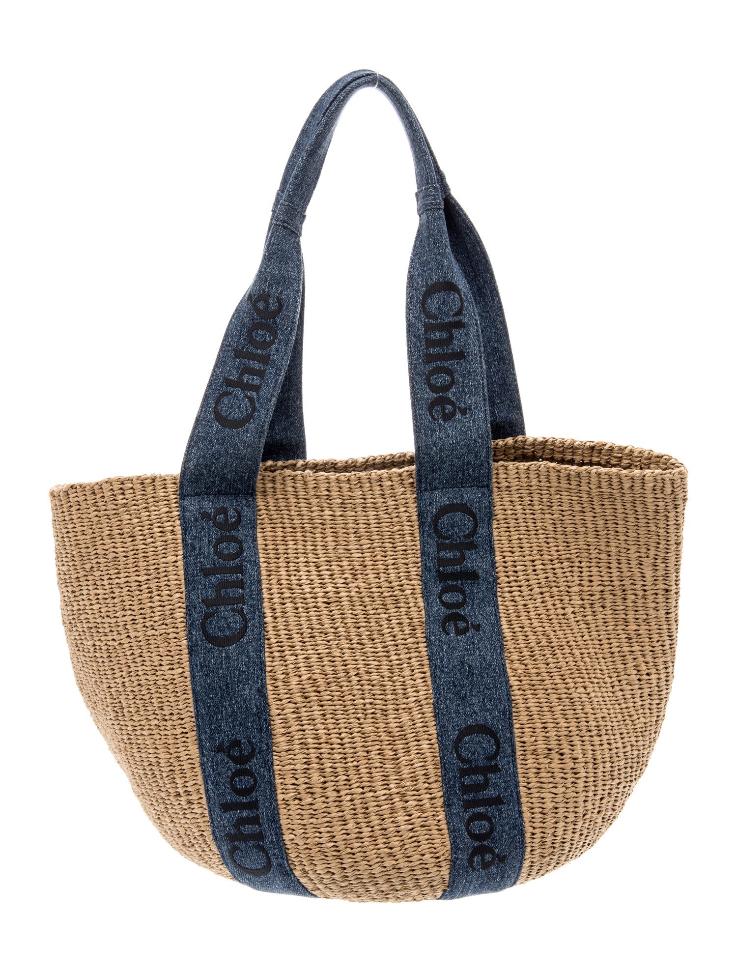 Chloé Raffia Bucket Bag