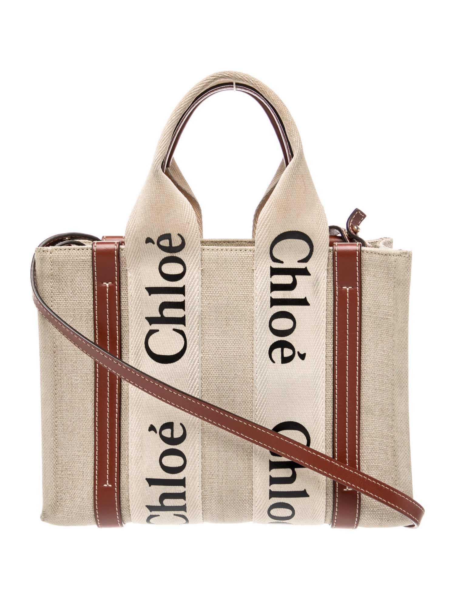 Chloé Canvas Woody Small