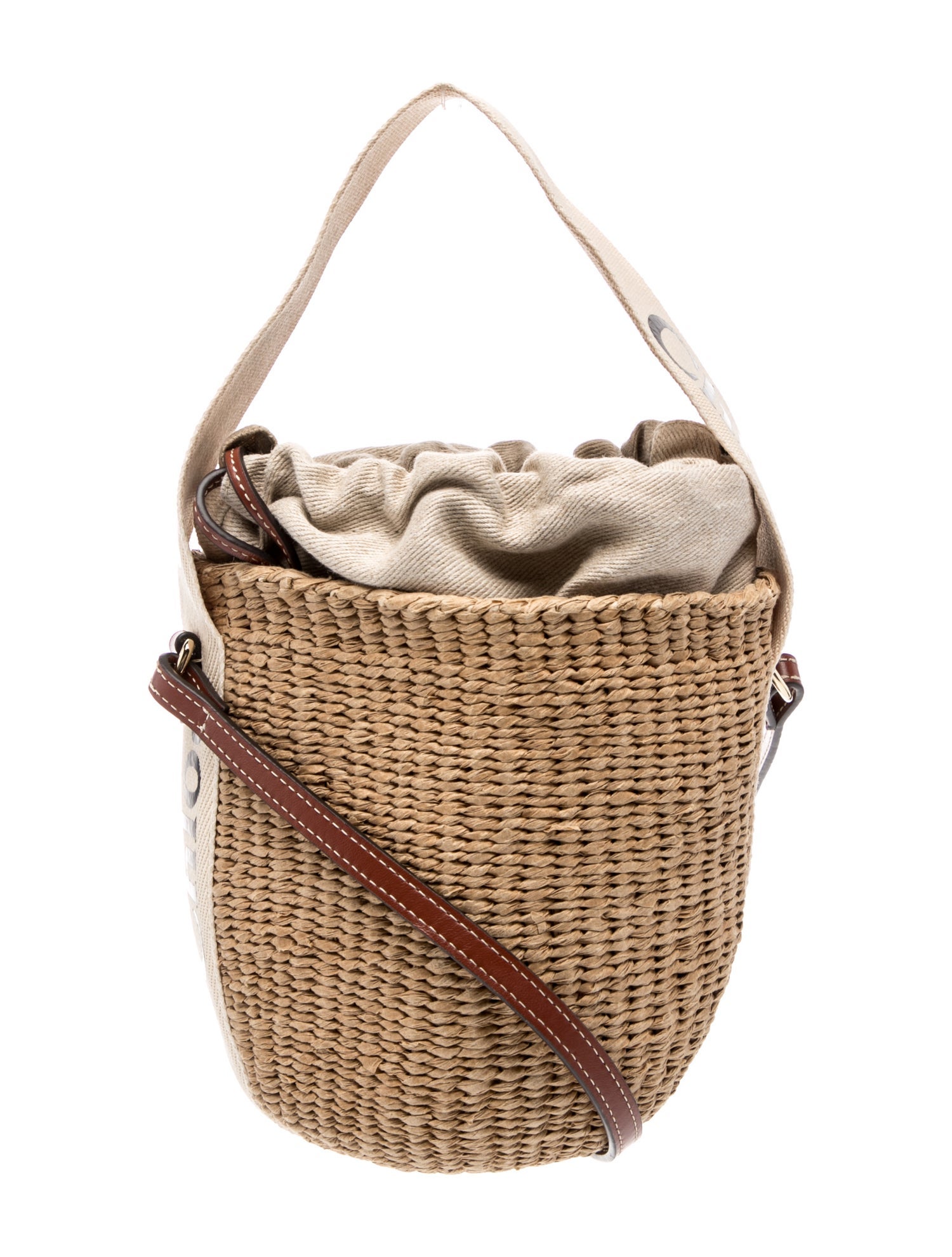 Chloé Straw Bucket Bag