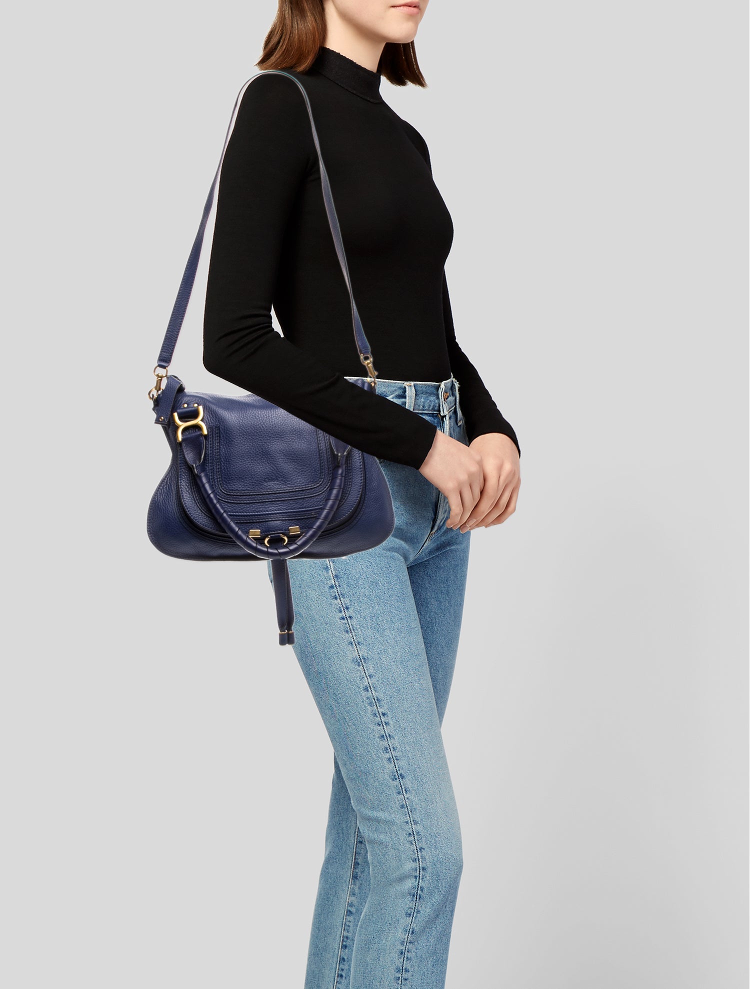 Chloé Leather Marcie Shoulder Bag