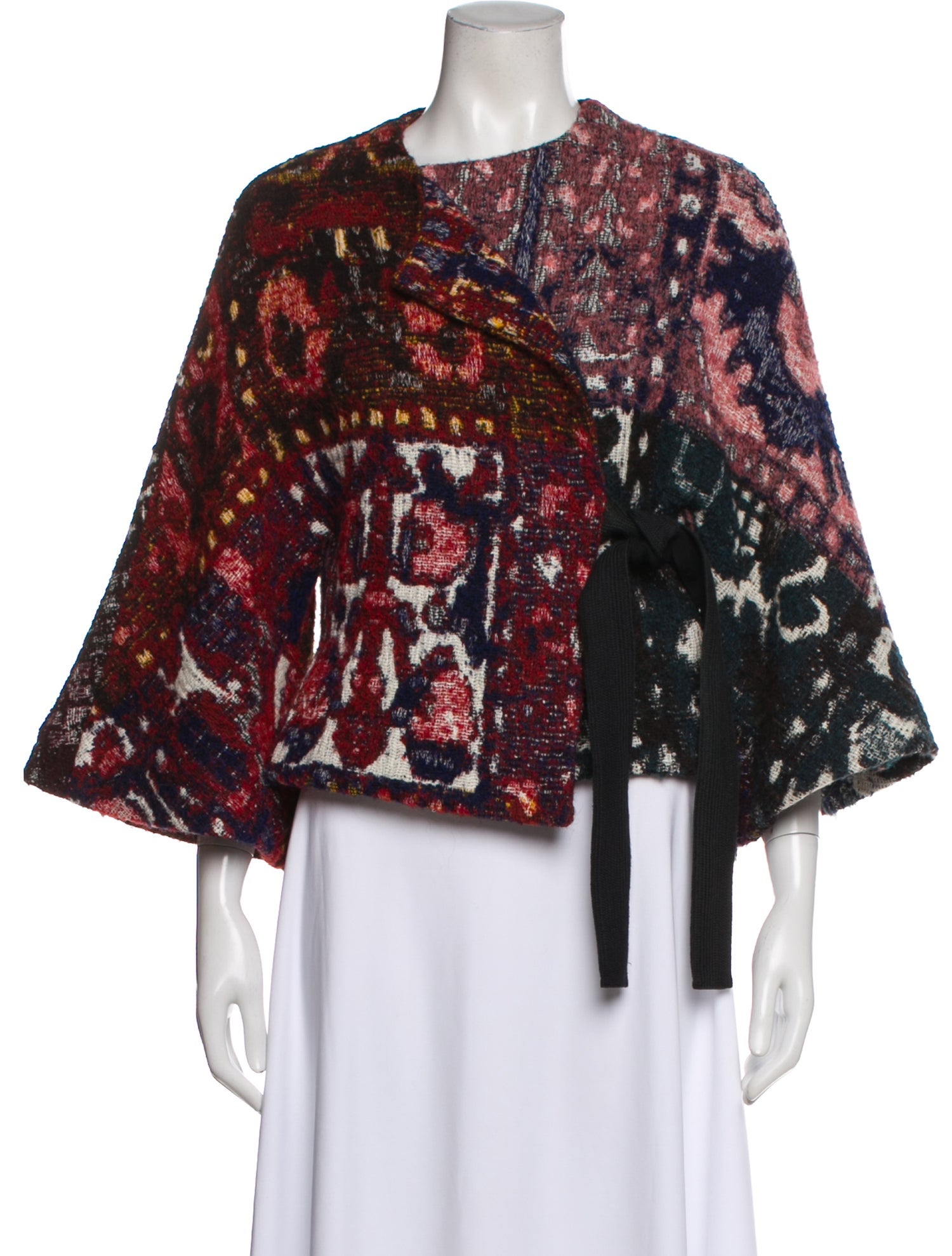 Chloé Floral Print Crew Neck Sweater
