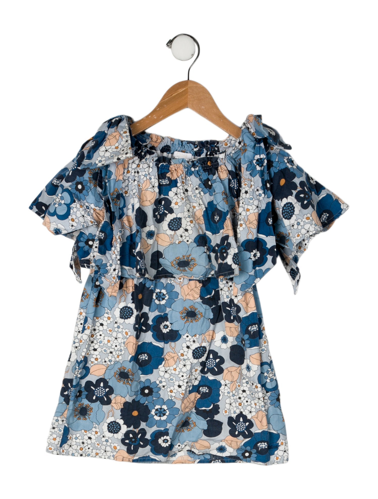 Chloé Cotton Floral Print Dress