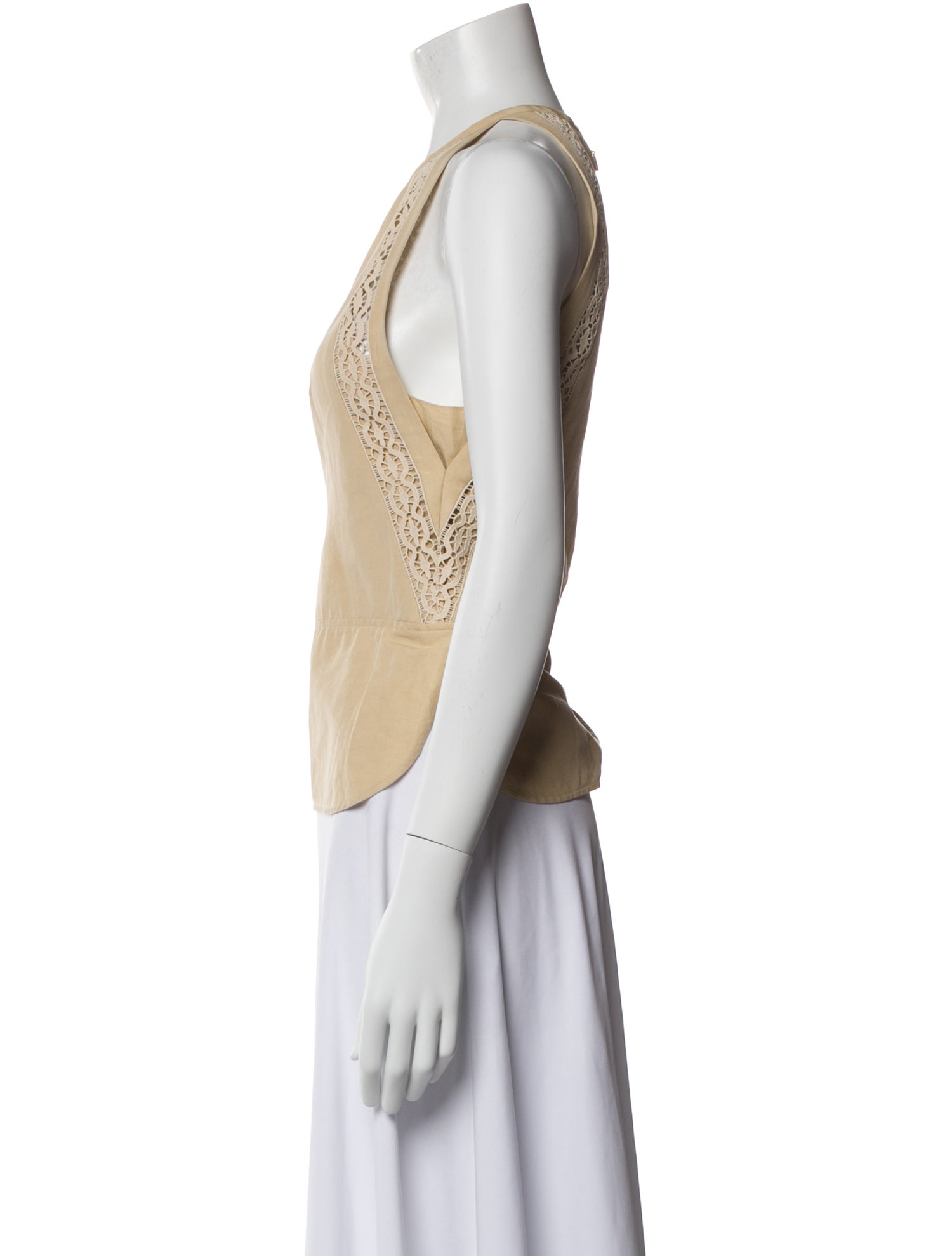 Chloé Linen Halterneck Top