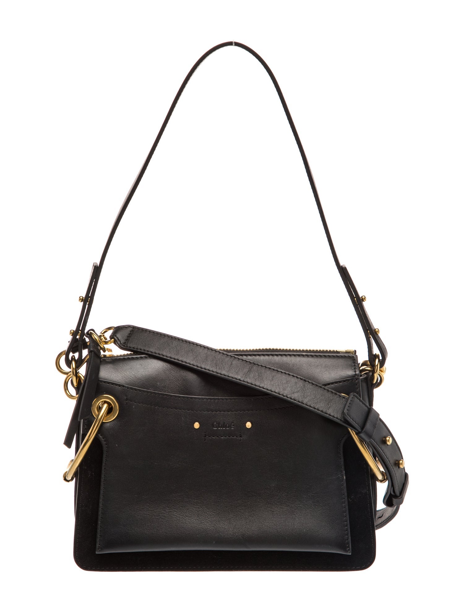 Chloé Leather Chloe Roy Leather Shoulder Bag Small