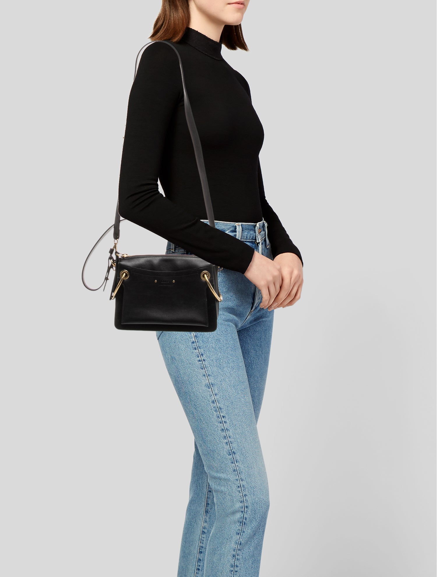 Chloé Leather Chloe Roy Leather Shoulder Bag Small
