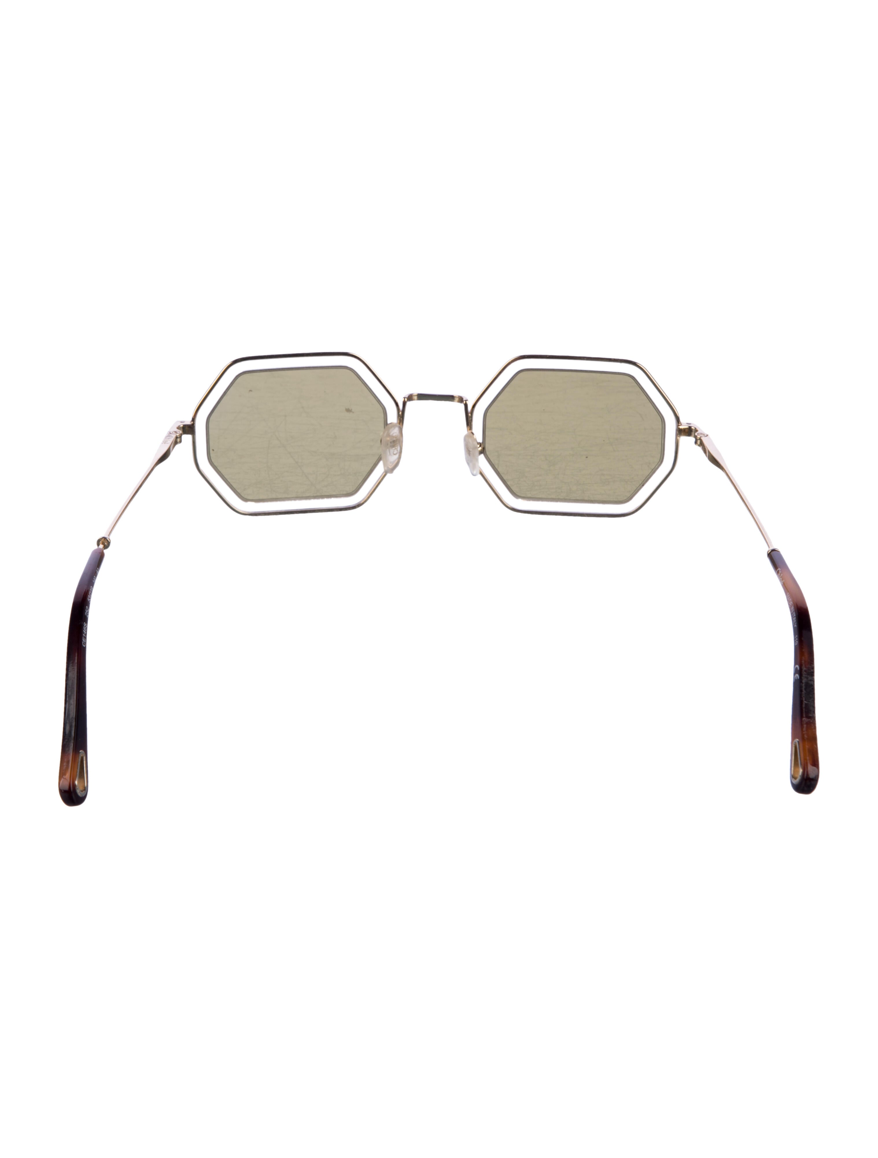 Chloé Square Mirrored Sunglasses