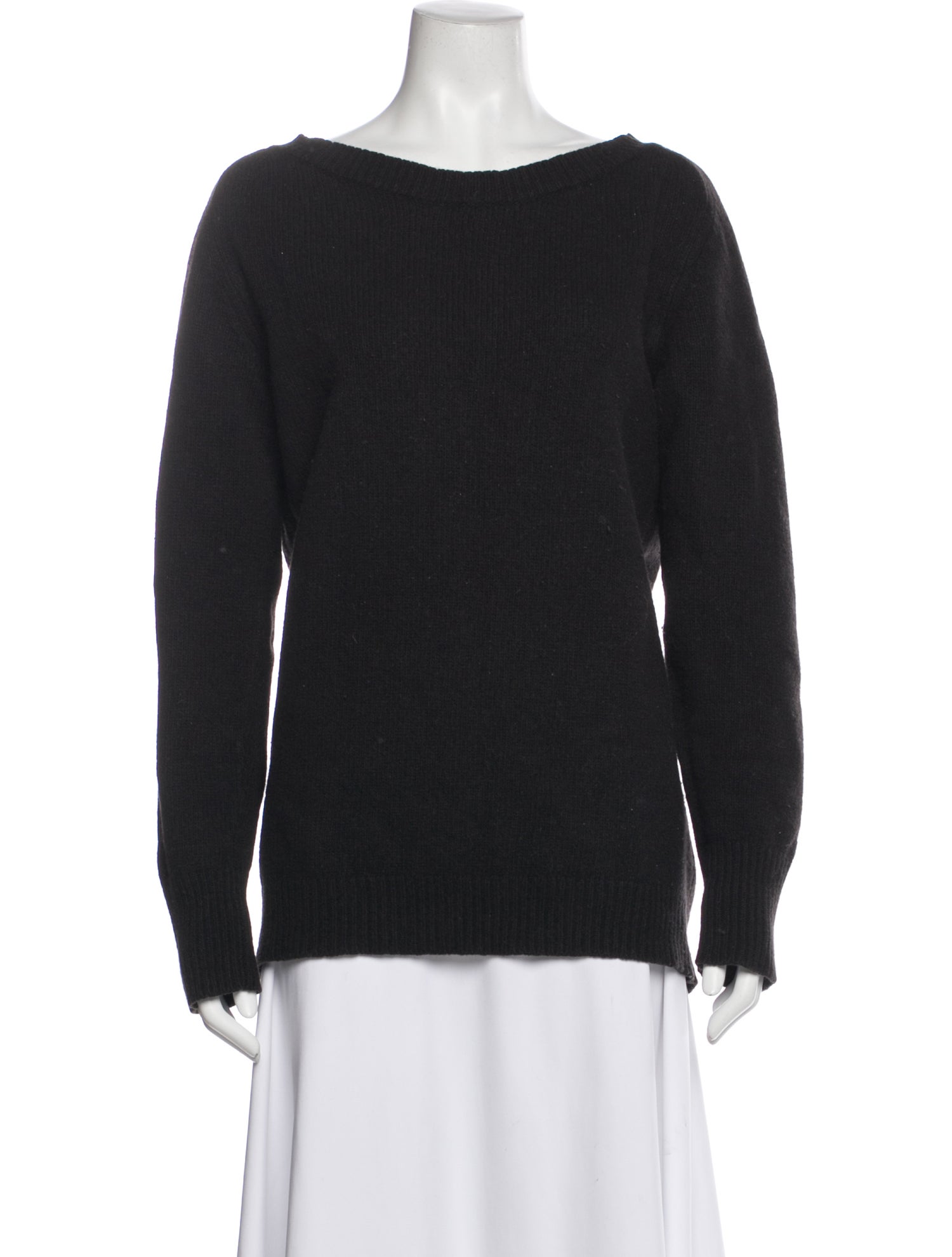 Chloé Bateau Neckline Long Sleeve Top