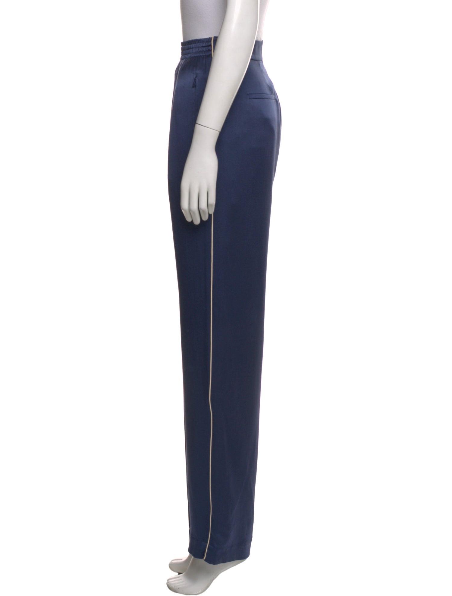 Chloé Silk Straight Leg Pants