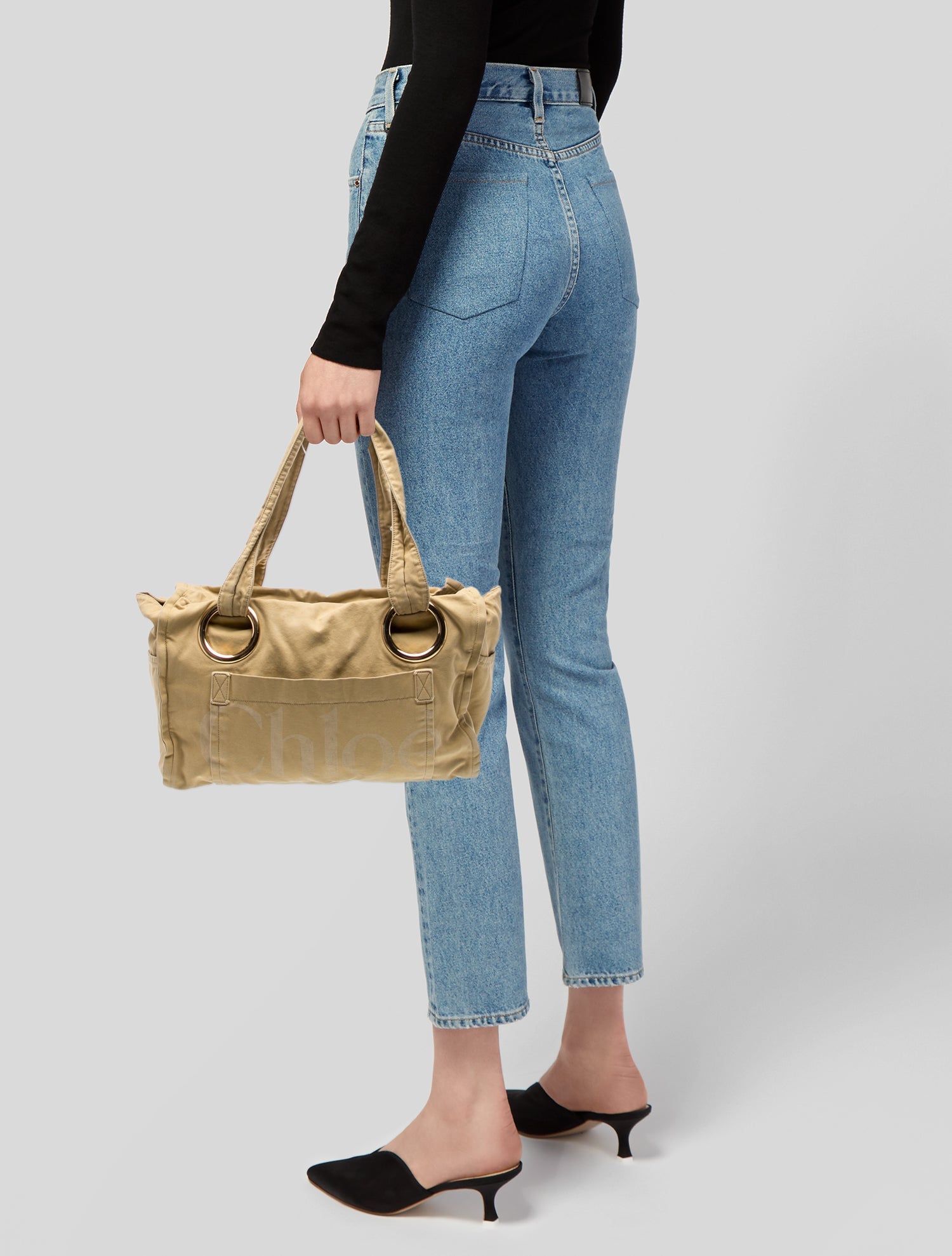 Chloé Canvas Shoulder Bag