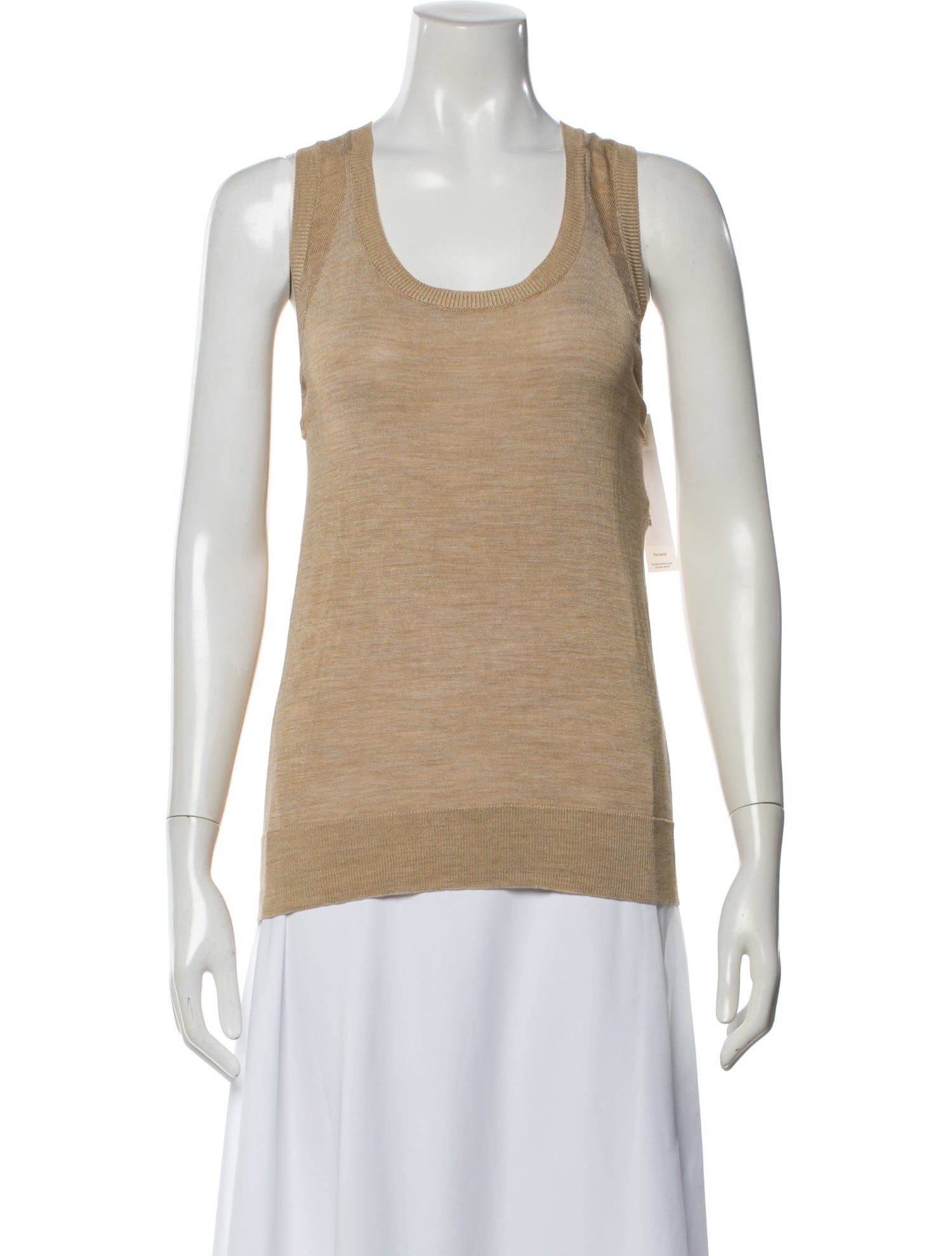 Chloé Silk Crew Neck Top