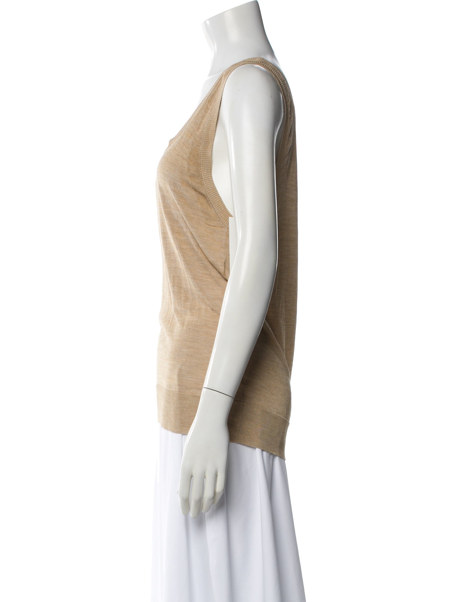 Chloé Silk Crew Neck Top