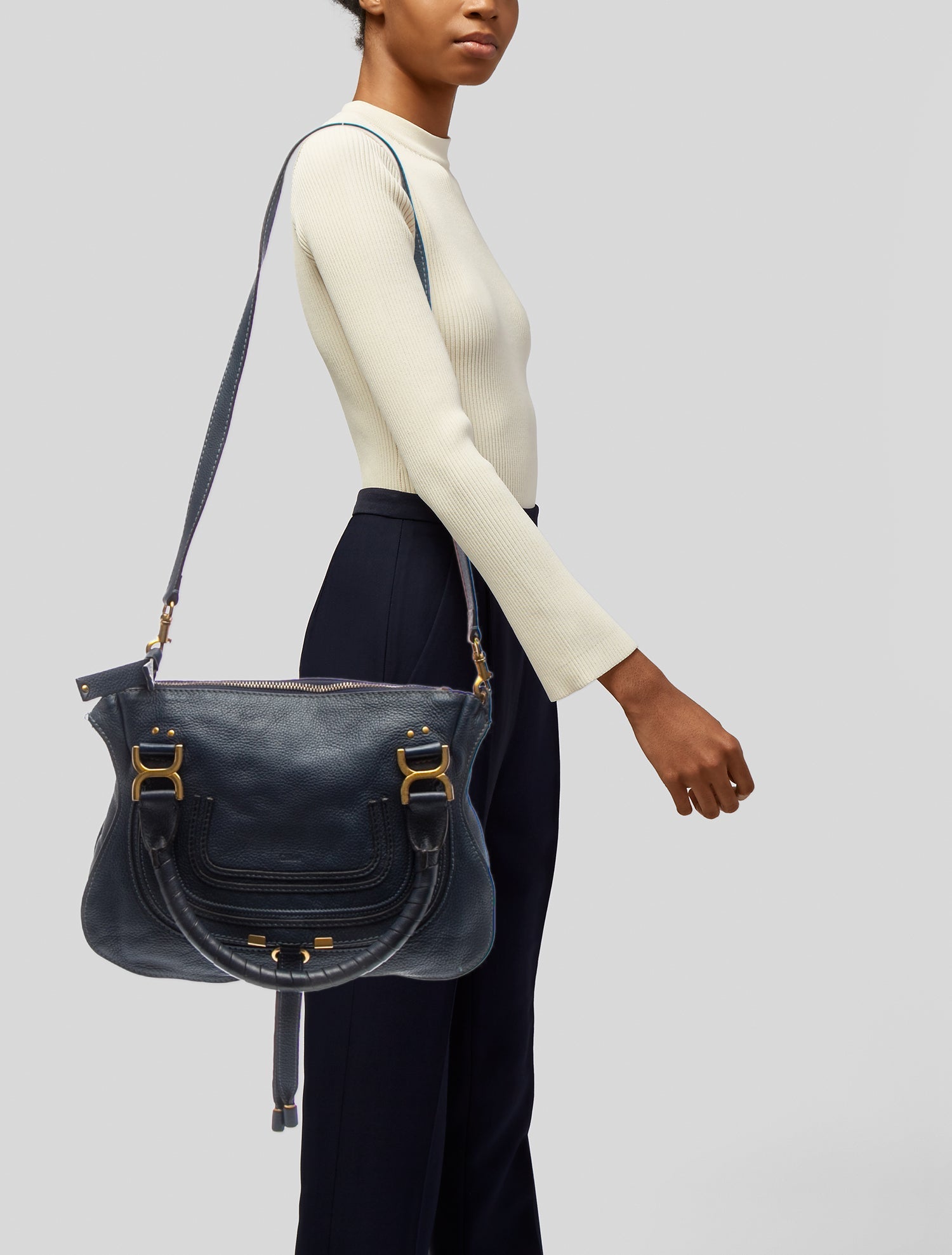 Chloé Leather Top Handle Bag