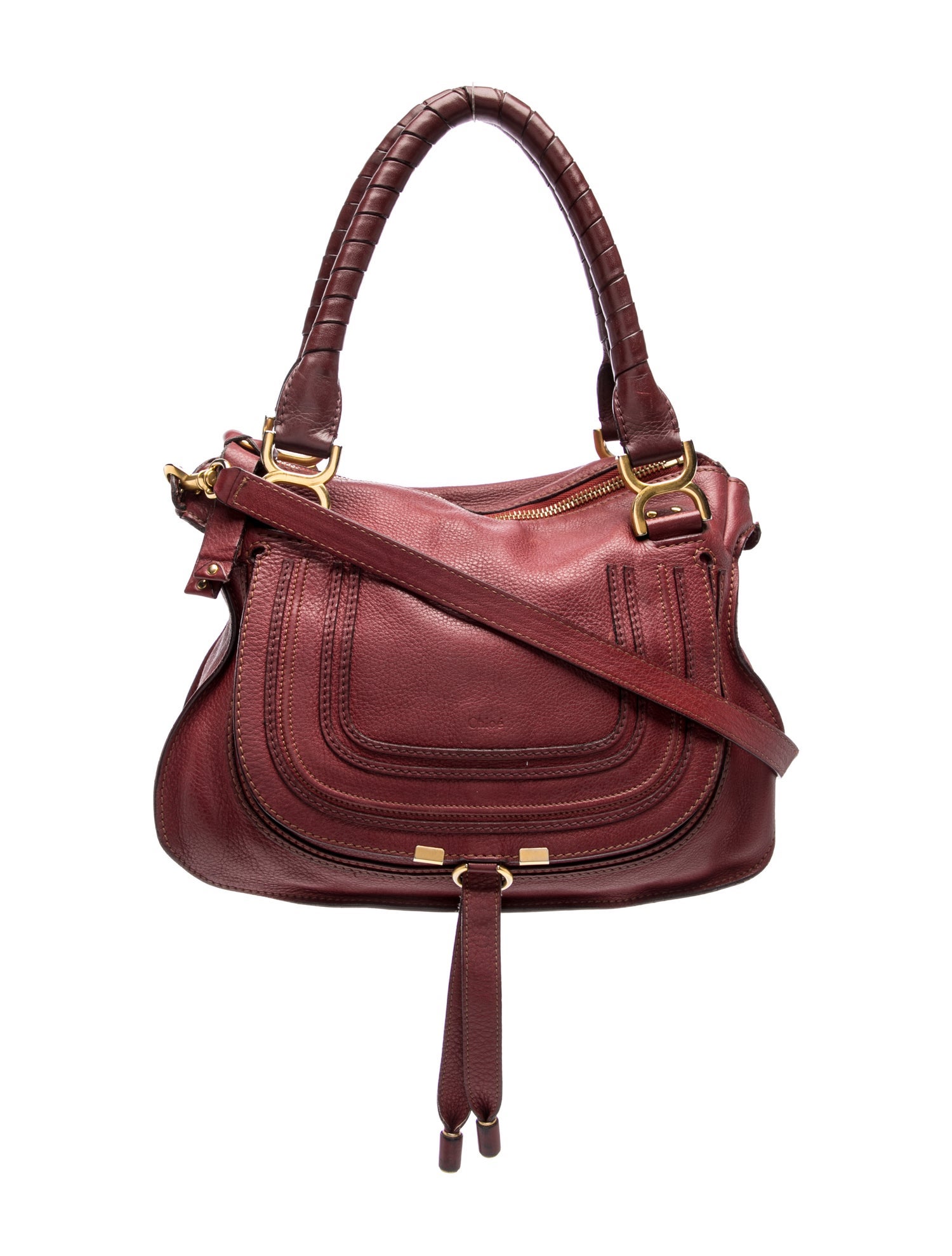 Chloé Leather Chloe Marcie Satchel Small