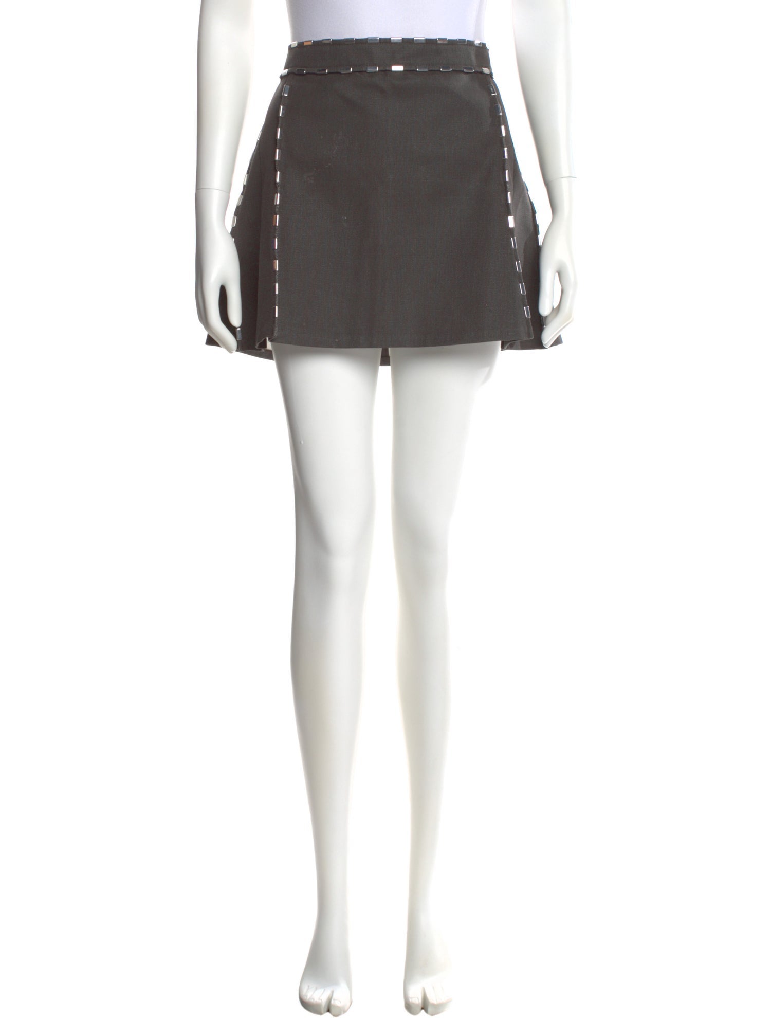 Chloé Studded Accents Mini Skirt