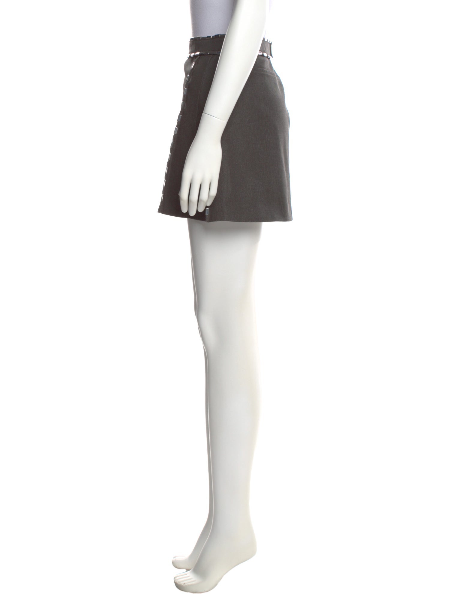 Chloé Studded Accents Mini Skirt