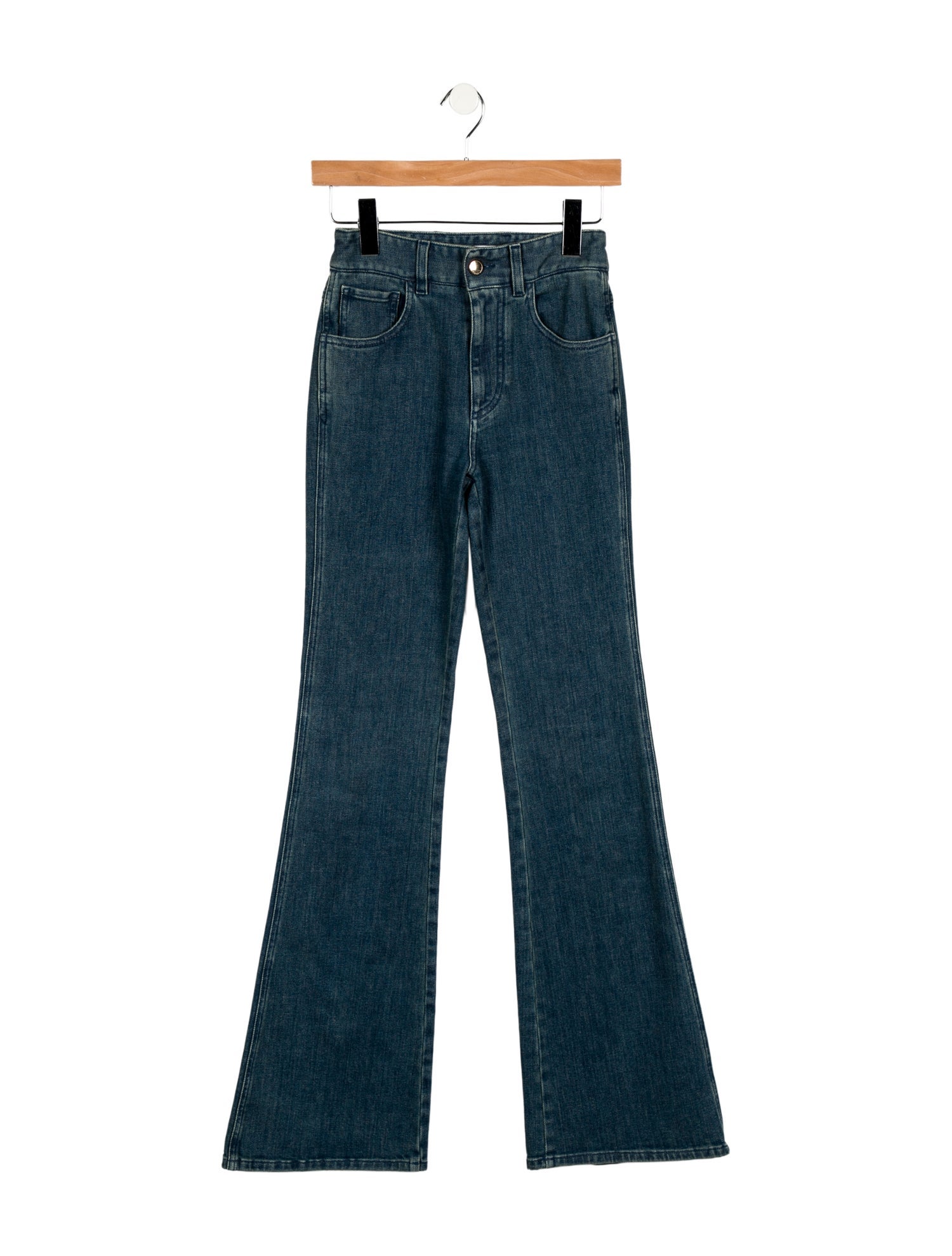 Chloé Low-Rise Wide Leg Jeans