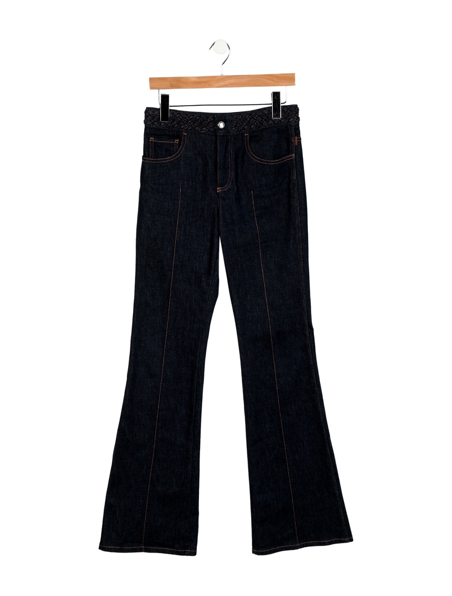 Chloé Mid-Rise Wide Leg Jeans
