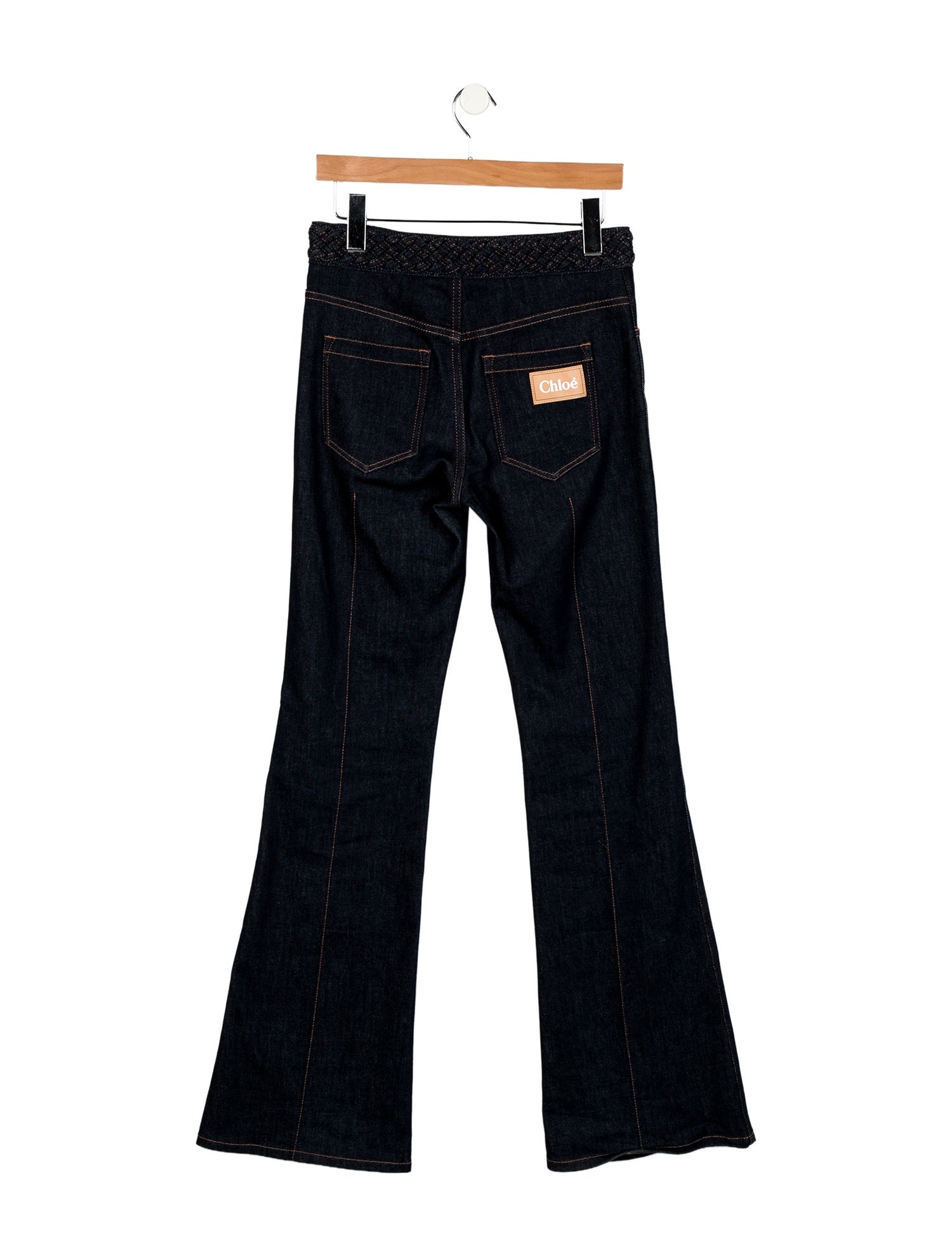 Chloé Mid-Rise Wide Leg Jeans