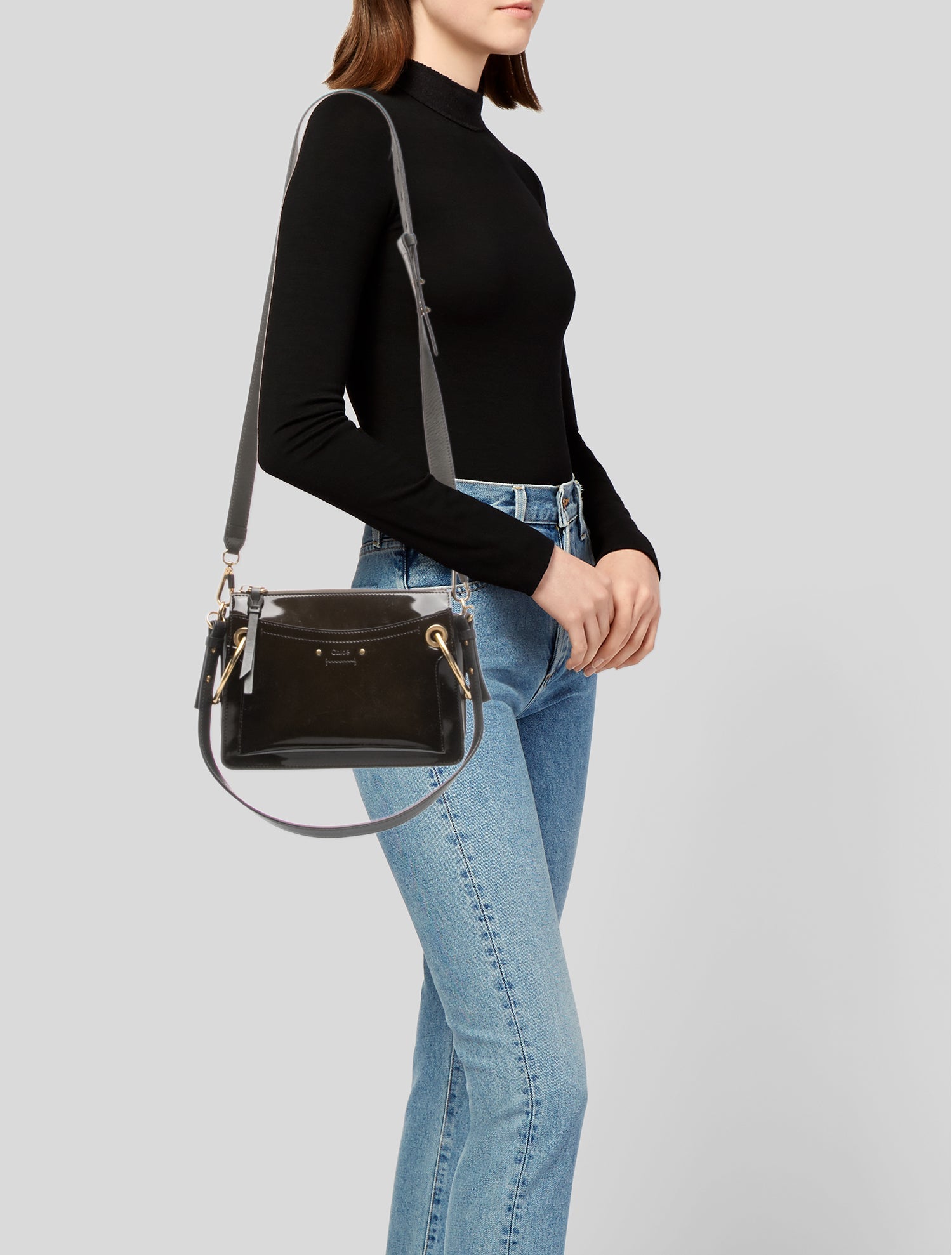 Chloé Leather Roy Satchel Small