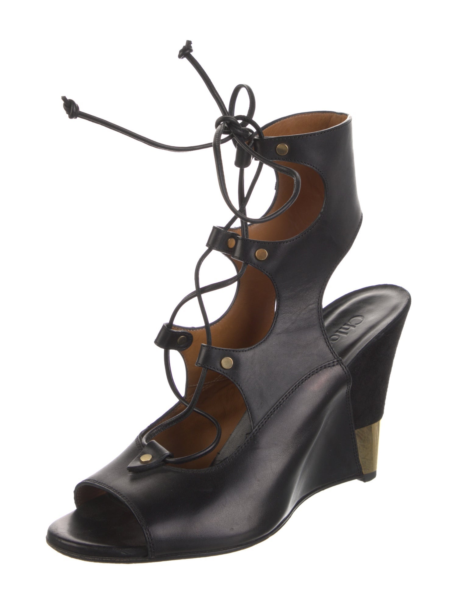 Chloé Leather Gladiator Sandals