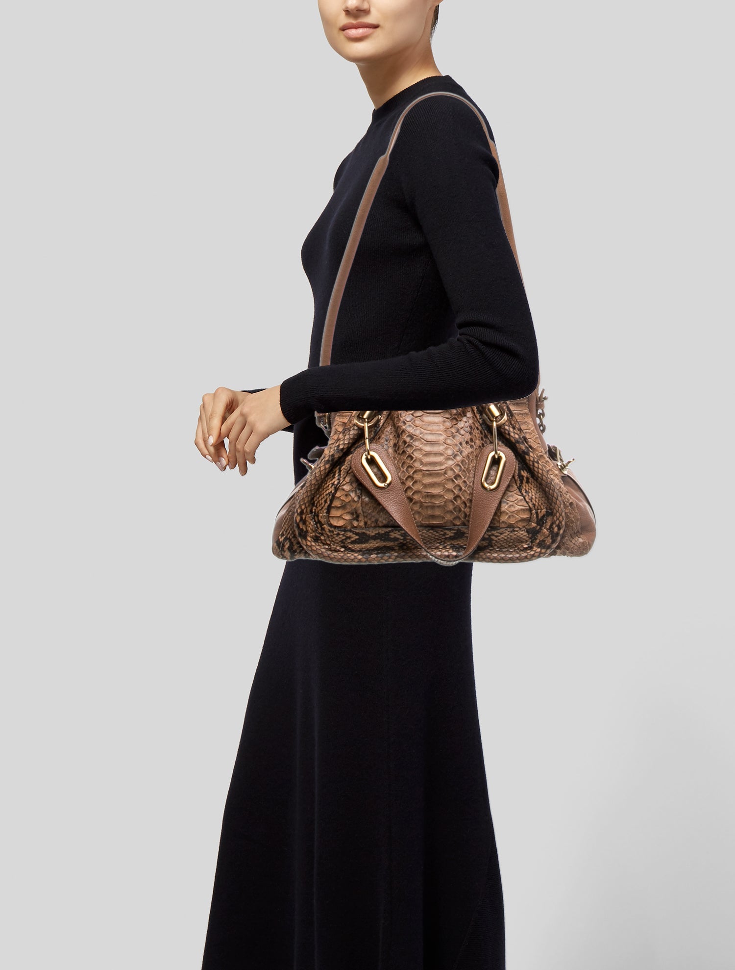 Chloé Python Paraty Medium