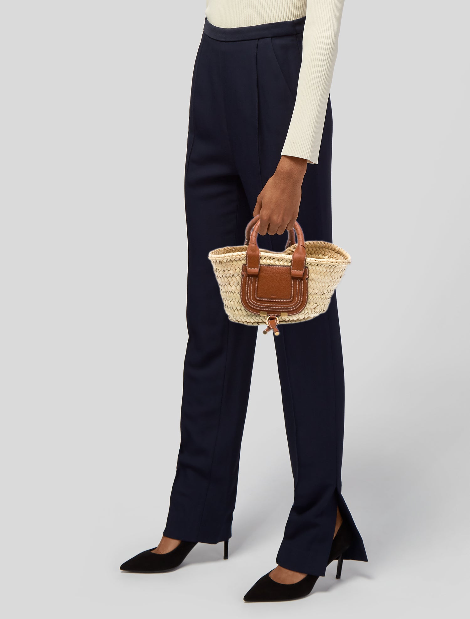 Chloé Straw Top Handle Bag