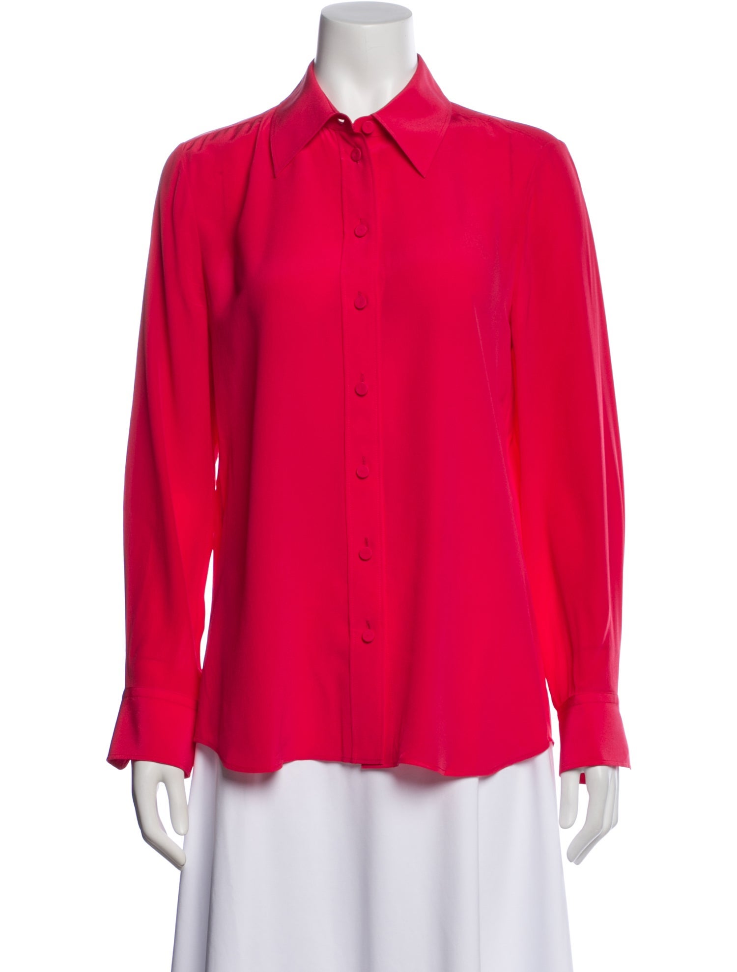 Chloé Silk Long Sleeve Blouse
