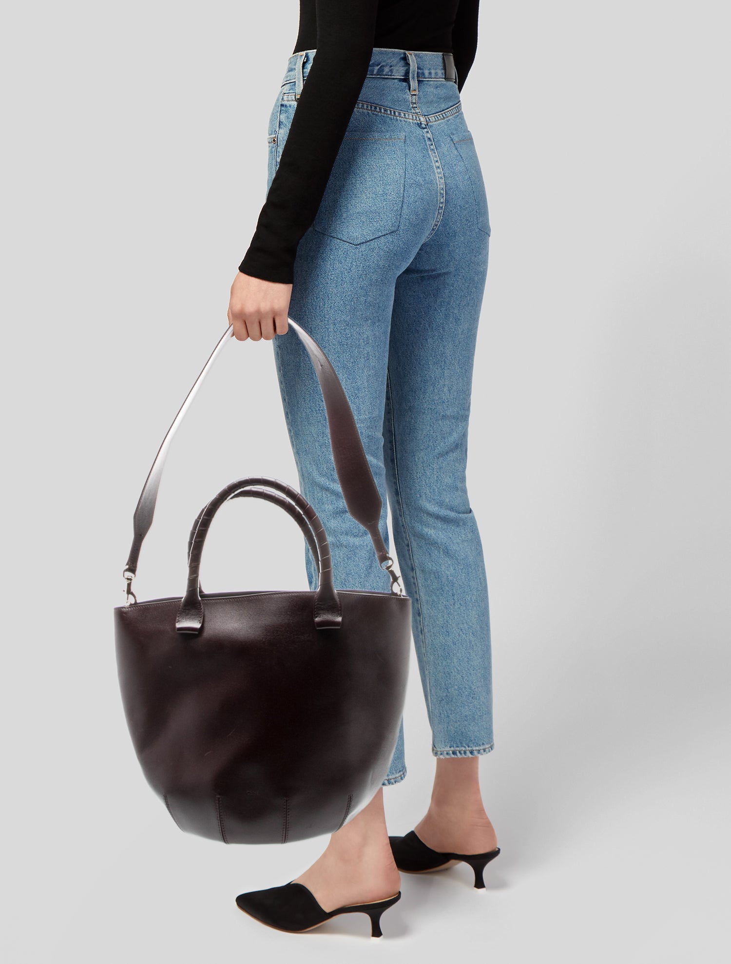 Chloé Leather Sabia Hamper Large