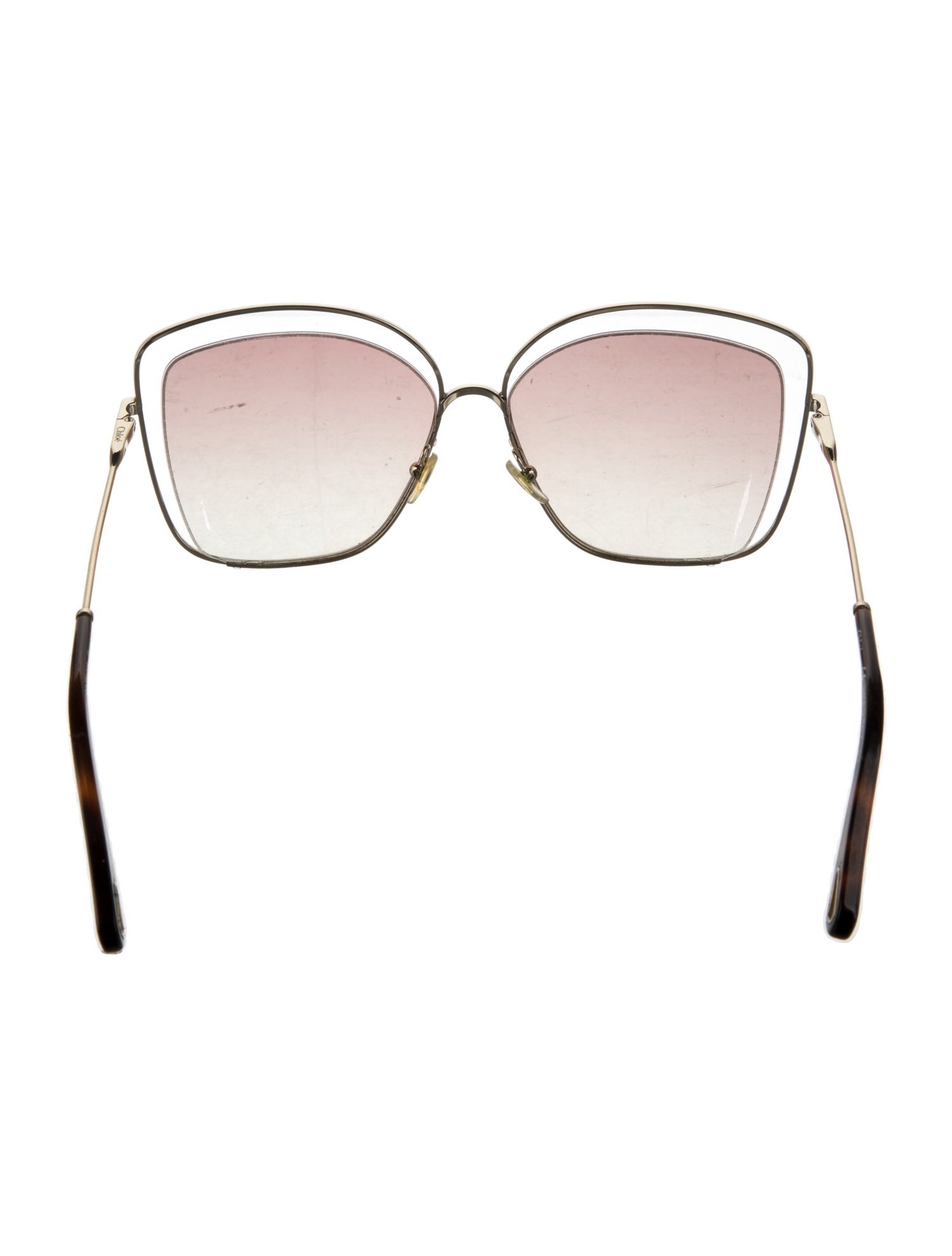 Chloé Oversize Gradient Sunglasses