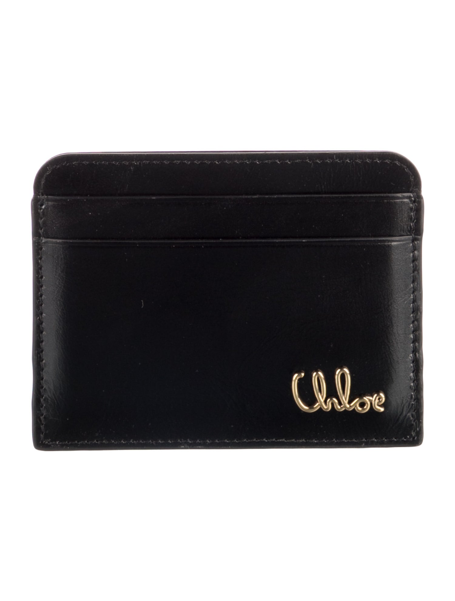 Chloé Leather Printed Compact Wallet w/ Tags