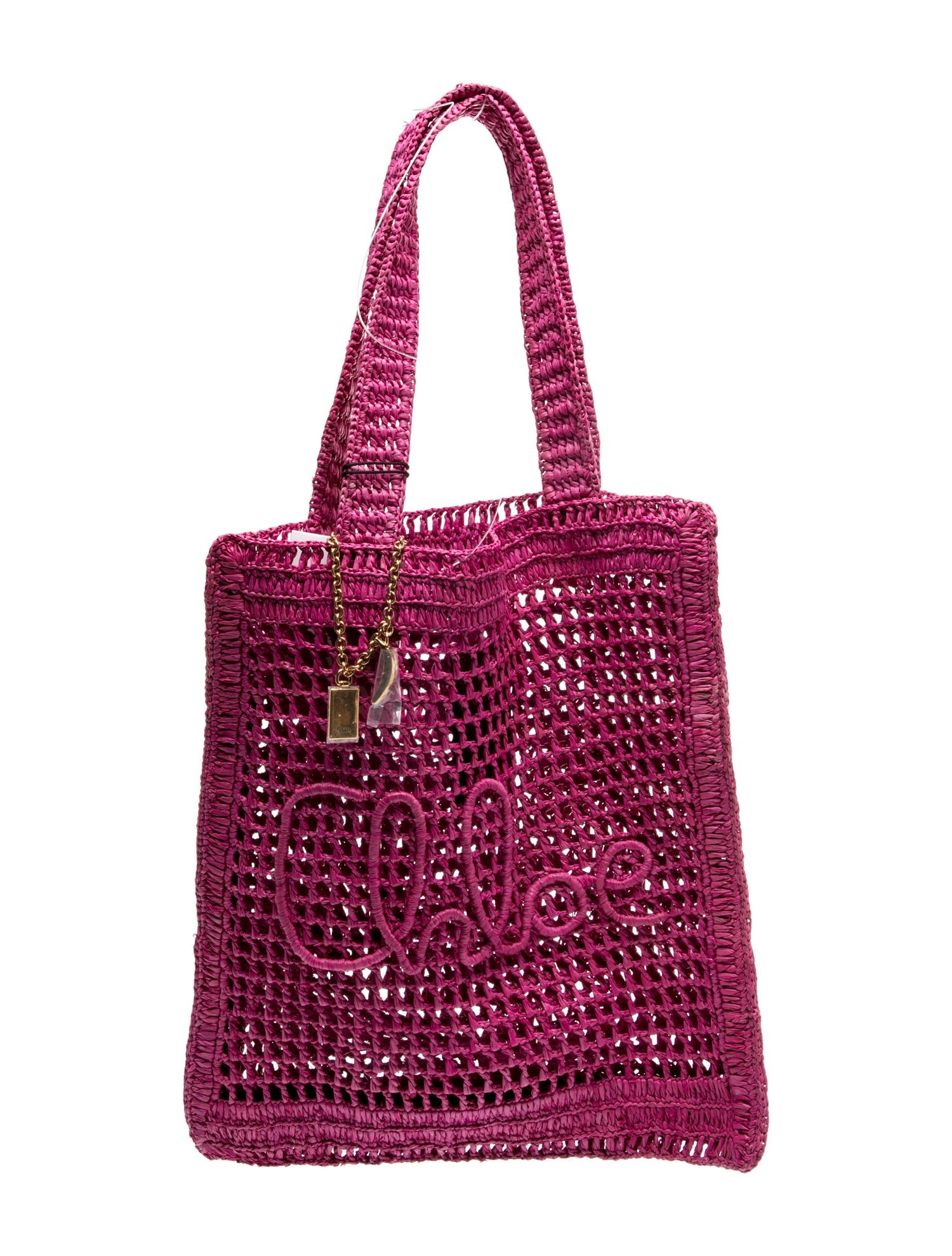 Chloé Raffia Bucket Bag w/ Tags