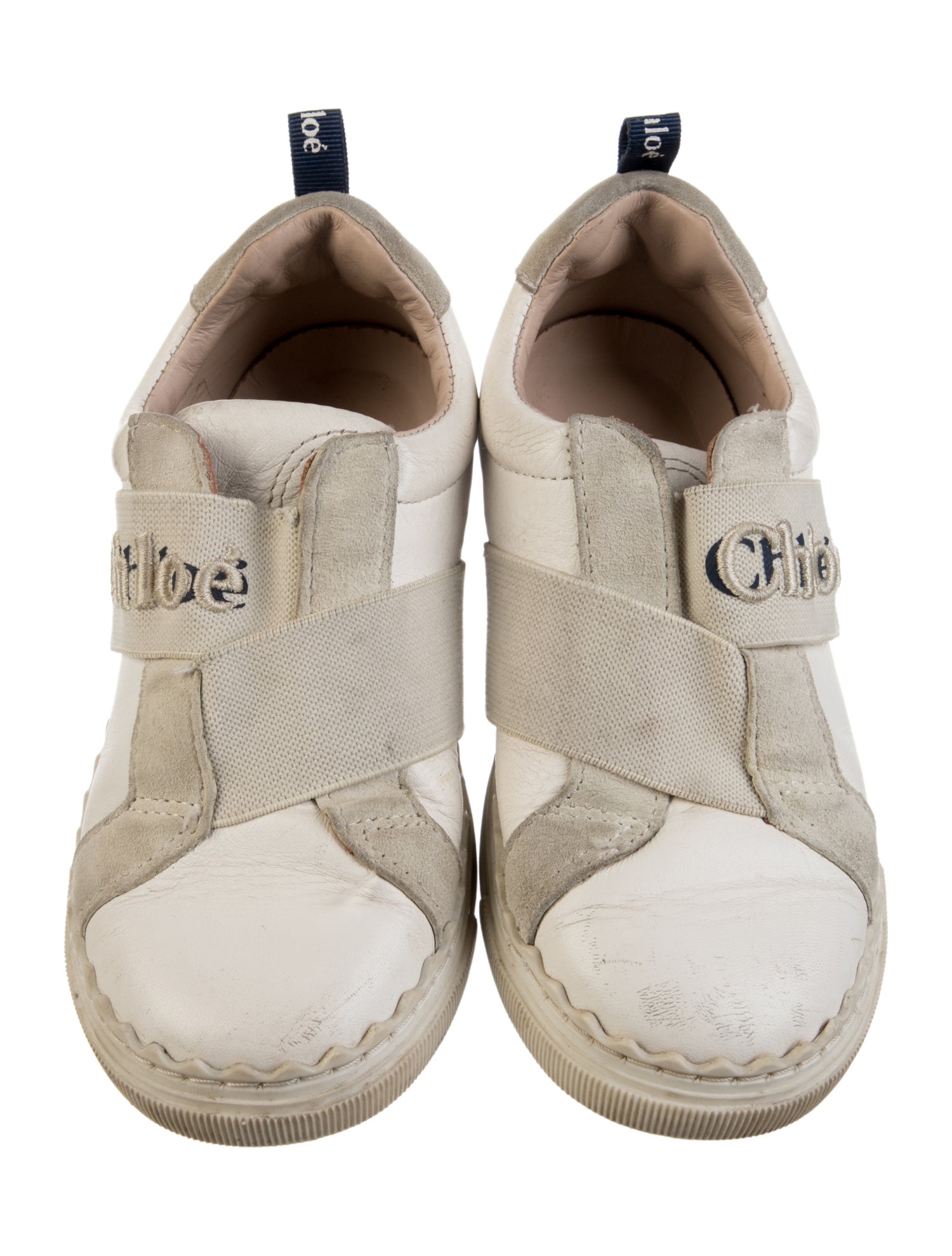 Chloé :Leather Low Top Sneakers