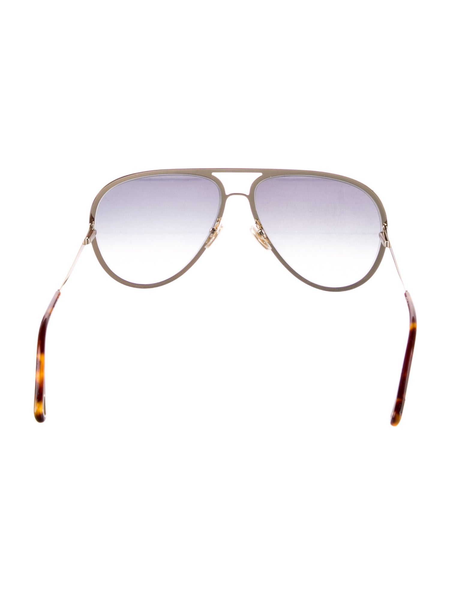 Chloé Aviator Gradient Sunglasses