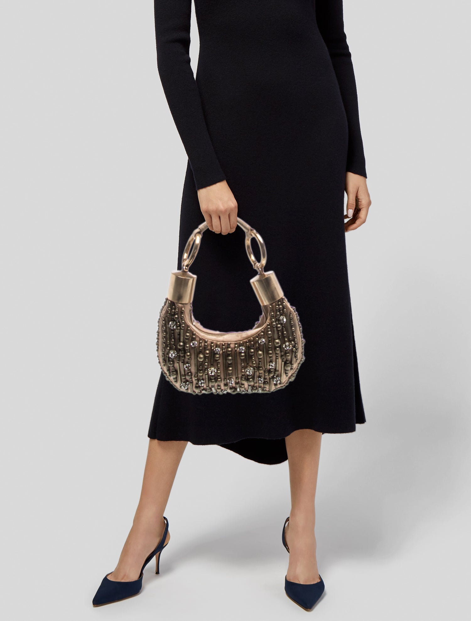 Loro Piana Bellevue 14 Media Odessa Bag - Neutrals Handle Bags