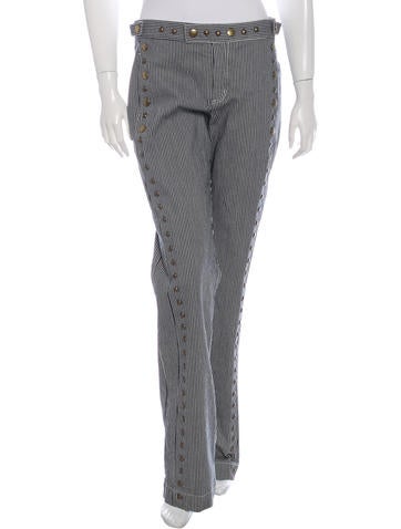 Chloé Striped Wide-Leg Pants w/ Tags