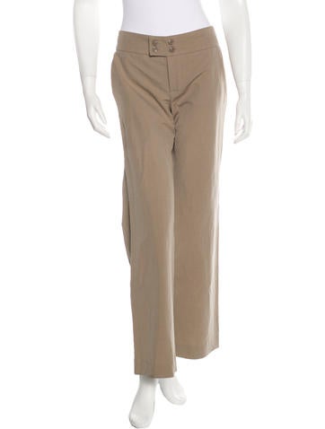 Chloé Mid-Rise Wide-Leg Pants