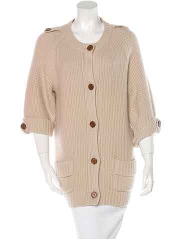Chloé Pocketed Cashmere Cardigan