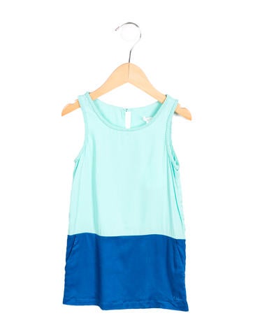 Chloé Girls' Sleeveless Two-Tone Dress w/ Tags