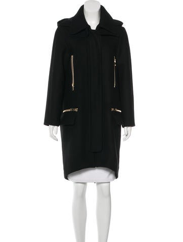 Chloé Wool Hooded Coat