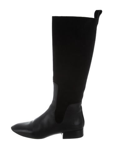 Chloé Leather Knee-High Boots
