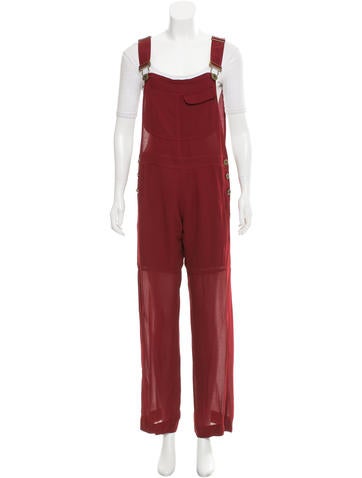 Chloé 2016 Crepe Wide-Leg Jumpsuit