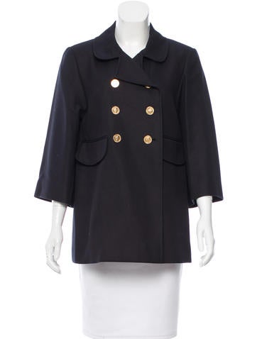 Chloé Double-Breasted Collared Jacket