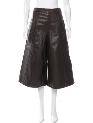 Chloé Quilted Leather Culottes