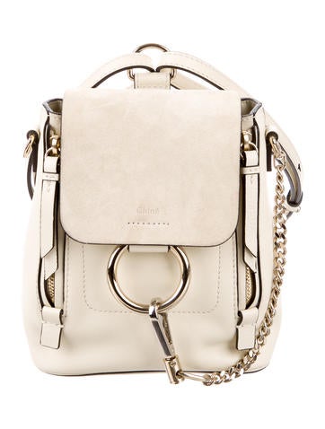 Chloé Suede & Leather Faye Backpack