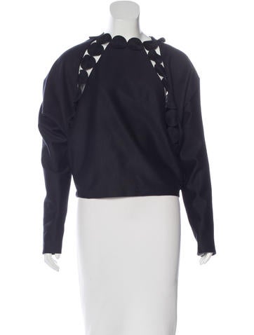 Chloé Cutout Long Sleeve Blouse