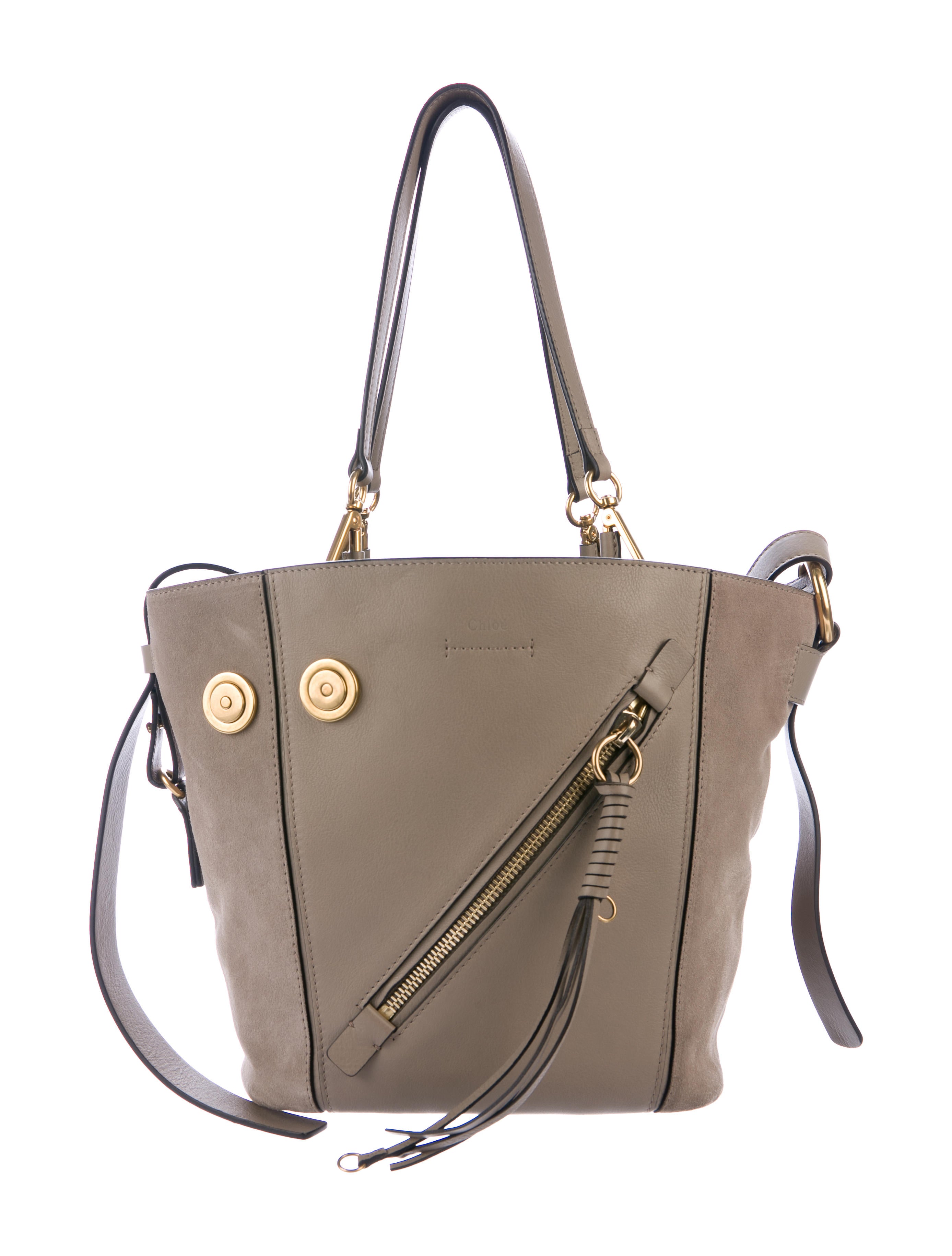 Chloé Medium Myer Leather Suede Tote Handbags Chl73799 The Medium Myer Leather Suede Tote